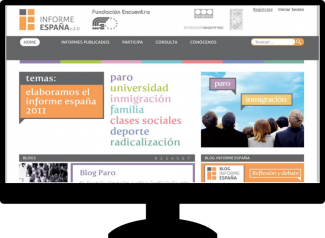 Informe España screenshot